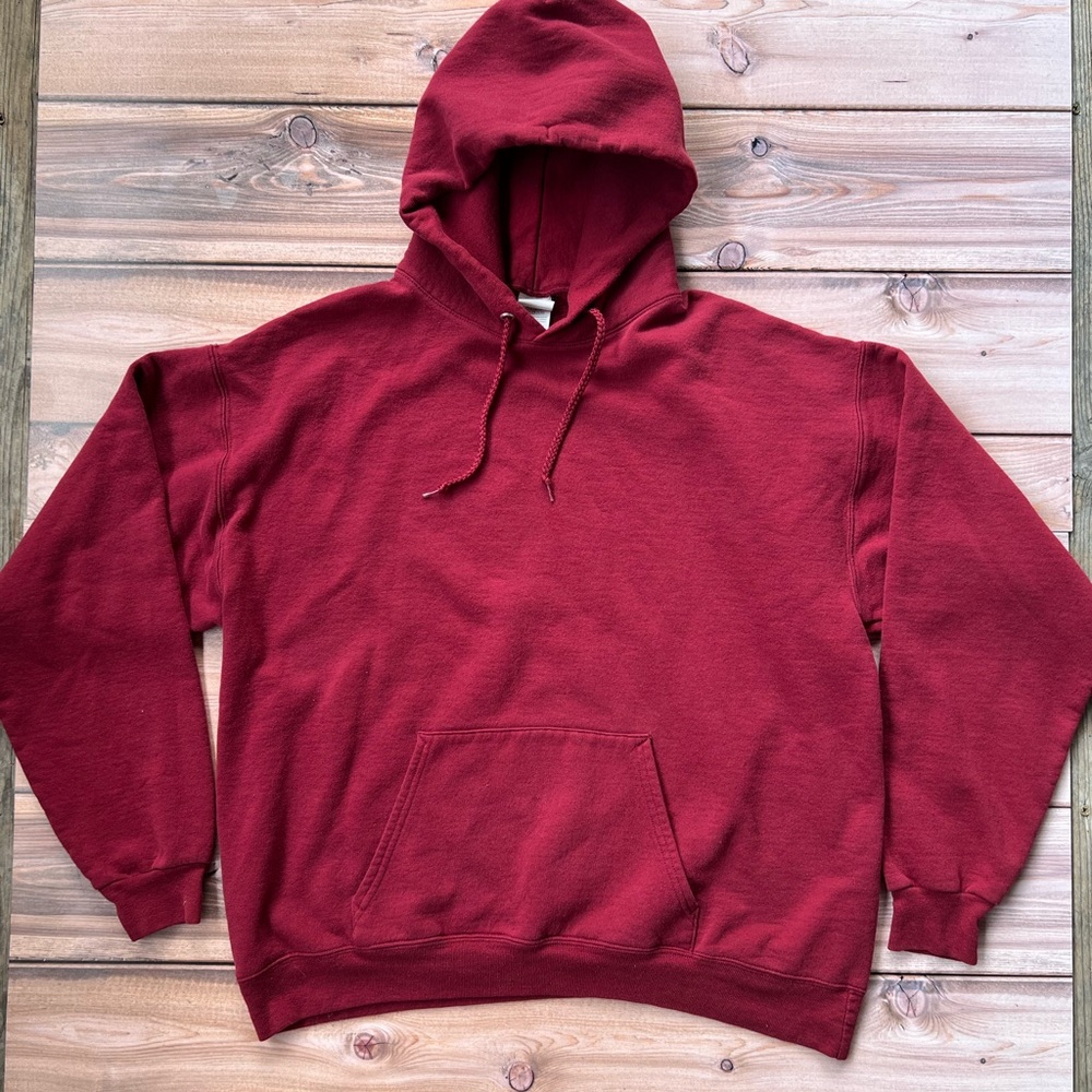 Hanes Classic Burgundy Hoodie